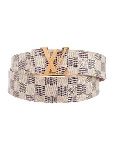 louis vuitton azur damier belt|authentic louis vuitton damier azur.